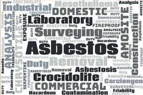Words relating to asbestos